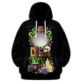 thumbnail image 4 of Pet Holder Hoodie,Christmas Oversized Hooded Sweatshirt with Front Carry Pocket for Small Cats and Dogs, Cozy Casual Long Sleeve Top, 4 of 5