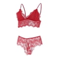 thumbnail image 4 of Conjunto y conjunto de ropa de dormir Vino Tinto XXL, 4 of 9