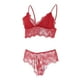 thumbnail image 4 of Conjunto y conjunto de ropa de dormir Vino Tinto XXL, 4 of 9