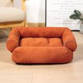 thumbnail image 1 of Hanpanda Home Solid Color Sofa Pet Dog Bed Soft&Comfortable Skin-Friendly Suede Plush Cats&Dogs Deep Sleep Large Warm Sofa Bed ShopWise Round, 1 of 15