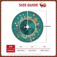 thumbnail image 2 of Gaeub Around The Planet Print Christmas Tree Skirt,Christmas Decorations,Round Xmas Skirt for Christmas Indoor Decorations Xmas Winter Holiday Party Supplies-36", 2 of 6