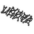thumbnail image 4 of Conjunto de actualización RC Brazo inferior delantero Brazo superior delantero Conjunto de brazo inferior trasero Aluminio para ARRMA 1/7 INFRACCIÓN LIMITADA 6SNegro, 4 of 8