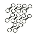 thumbnail image 3 of 10 llaveros de doble anilla, accesorios para llaveros de coche, clip para llaves. negro, 3 of 9