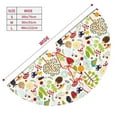 thumbnail image 3 of Cauagu 48" Christmas Tree Skirt Fall Animals Pattern Christmas Tree Decorations Tree Mat for Xmas Decorations Occasion Holiday Home Decor -48", 3 of 7