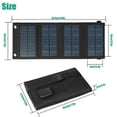 thumbnail image 4 of SDOTXA 100W Solar Panel  Foldable Solar Panel Battery Charger for Portable Power Station Generator  iPhone  Ipad  Laptop  USB Ports for Outdoor Camping Van RV Trip, 4 of 9