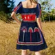 thumbnail image 5 of Este es el vestido de manga corta de amor, vestido de cumpleaños, vestido para mujer, ropa de mujer coreana con estilo., 5 of 7