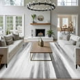 thumbnail image 4 of Grey White Ombre Area Rugs 6x9 for Living Room, Abstract Art Oil Painting Modern Non Slip Washable Rug Runner, Low Pile Indoor Floor Carpet Mat Bathroom Rugs for Bedroom, Kids Room, 4 of 9