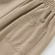 thumbnail image 4 of Pantalones largos para hombre, informales, de color liso, finos, con cintura elástica y bolsillo con cordón, holgados, de playa, de pierna recta, de poliéster., 4 of 9