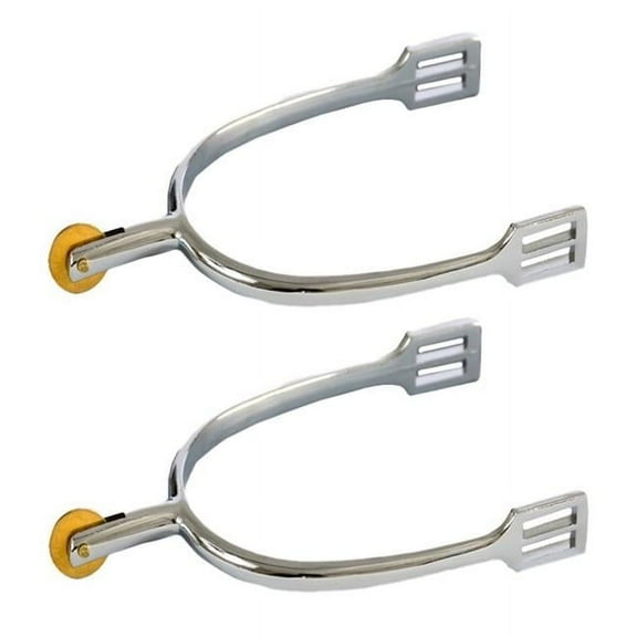 Jacks 20253-LAD Zinc Die Cast Spurs with Brass Disc Rowel Ladies