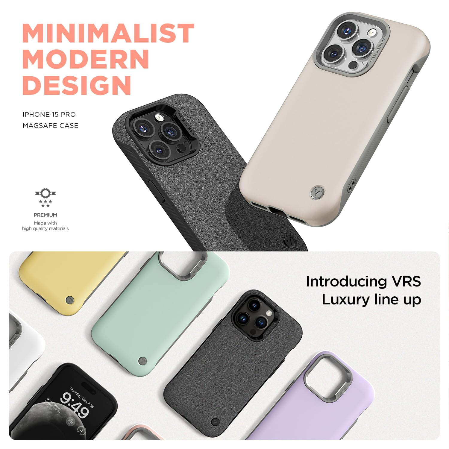 New Applie iPhone 15 Pro Max Camera Protection magsafe case by VRS – VRS  Design