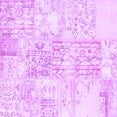 thumbnail image 1 of Ahgly Company Indoor Square Abstract Purple Contemporary Area Rugs, 5' Square, 1 of 4