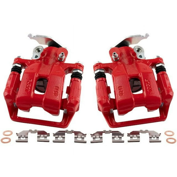 Rear Brake Caliper Set 2 Piece - Compatible with 2013 - 2017 Honda Accord 2014 2015 2016