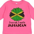 thumbnail image 4 of Inktastic I'm So Cute, I Must Be Jamaican Jamaica Flag Sunflower Boys or Girls Long Sleeve Toddler T-Shirt, 4 of 5