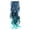 Blue, variant on Ribbon Ponytail Clip In Hair Extension, Long Wavy High Temperature Synthetic Hair Piece for Women Styling(Green,45cm)