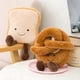 thumbnail image 3 of 2026 Pretzel Toast Bread Plush Toy, Food Plush Pillow Cute Plush Stuffed Toy, 3 of 5
