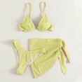thumbnail image 4 of IDALL Ensembles de Bikini Maillots de Bain pour Femmes Bikini Contrasté à Poitrine Haute Ensemble de Maillots de Bain Solides Ensembles de Bikini Maillots de Bain pour Femmes Micro Bikini F S, 4 of 9