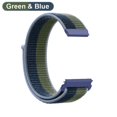 thumbnail image 3 of Correa de nailon de 20 mm, 22 mm y 18 mm para reloj Garmin Vivoactive 3, 4, 4S, Venu 2, 2s, 3s SQ, Forerunner 645, 245, pulsera de nailon, 3 of 5