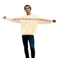 thumbnail image 5 of I Love You This Much Matching Sweatshirts for Couples Letter Printed Long Sleeve Crewneck Sweatshirts Fashion Casual Oversized Valentine'S Day Sweatshirt XXL, 5 of 5