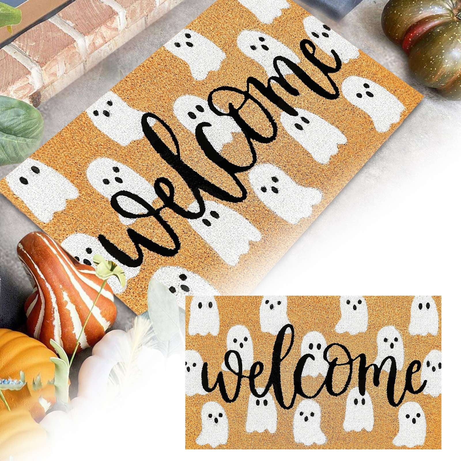 Halloween Themed Welcome Doormat for Home - Floor Mat for Bathroom Porch 2 Carpet category