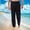 Black, variant on LEKWK Lounge Pants for Men Casual Pajama Bottoms Soft Sleepwear Elastic Waist with Drawstring Lightweight Relaxed Fit Yoga Joggers for Everyday Home Wear Wine XL