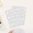 thumbnail image 5 of Happydeer Nail Sticker Elegant Hand-Painted Flower Butterfly Long-Lasting Ins Style Nail Art Decals Women Accessories, 5 of 13