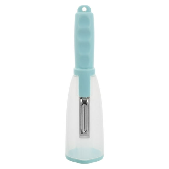 WEUVEB Ergonomic Stainless Steel Fruit and Vegetable Peeler with Storage Box