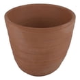 thumbnail image 3 of maceta piña barro natural 6", 3 of 4