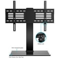 FITUEYES Height Adjustment Universal Tabletop Swivel TV Stand with Mount for 32 to 60 inch