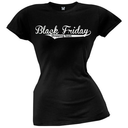 Black Friday Shopping Team Black Juniors T-Shirt