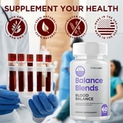 Balance Blends Advanced Formula Blood Support for Health and Wellness BalanceBlends 300 Capsules
