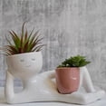 thumbnail image 4 of Lazy Guy Planter, Funny Plant Pots, Lazy Little Character Flowerpot, 4 of 5
