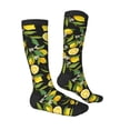 thumbnail image 3 of Balery Lemon Fruits Flowers Leaves Fun Novelty Socks Men'S Women'S Crew Socks Funny Crazy Novelty Socks Quirky And Cool Socks, 3 of 9