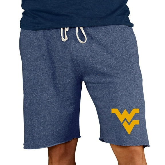 Men's Concepts Sport Navy West Virginia Mountaineers Mainstream Terry Shorts