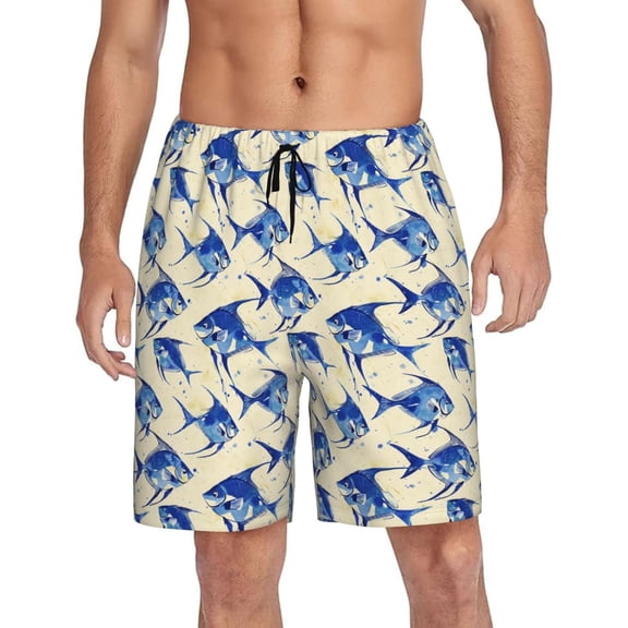 CROPD Mens Pajama Shorts Soft Lounge Bottoms Sleepwear Pj Pants With Pockets S-4XL