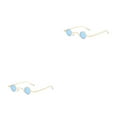thumbnail image 1 of kurtrusly Cadre Rond Classique en Métal Rétro pour Style Tendance Confort Style 2 2ensemble, 1 of 6