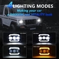 thumbnail image 4 of 2 faros LED de 7 pulgadas aprobados, 7 x 6, 5 x 7 pulgadas, 4 of 8