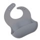 thumbnail image 1 of bavoir Bb En Silicone Ultra Doux (gris), Bavoir Avec Gouttoir, Impermable L'eau, Bavoir Rutilisable Ultra Doux, 1 of 5