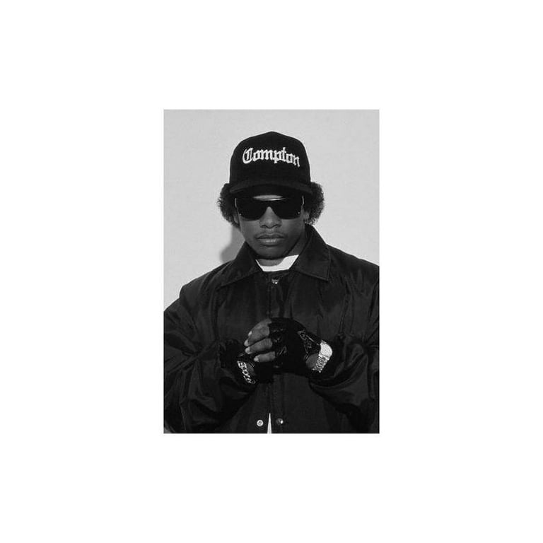 Compton Costume Kit Includes curved bill hat and black sunglasses