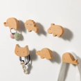 thumbnail image 4 of Ganchos de madera de 3 piezas, soporte de pared para organización, colgador de ropa, llavero, gancho para puerta, baño, cocina, accesorios de decoración para el hogar, 4 of 5