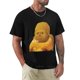 thumbnail image 1 of Camiseta de manga corta para hombre ropa estética talla grande algodón negro, 1 of 6