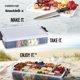 thumbnail image 2 of Snackle Box Lifetime Brands, transparente y blanca, con tapa de corte, 2 of 9