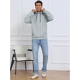 thumbnail image 5 of DARING DIVA Long Sleeve Jacquard Pullover Hooded Sweatshirts M Gray, 5 of 7
