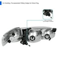 thumbnail image 4 of Spec-D Tuning Chrome Headlights + Corner Lights Compatible with 2000-2001 Toyota Camry L+R Pair Head Light Lamp Assembly, 4 of 6