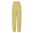 thumbnail image 3 of WILLBEST Pantalones Casuales para Mujer, Cintura Alta Elástica, Pierna Ancha, Ropa Informal Cómoda y de Moda para Actividades Diarias y Ocio. Extra Grande, 3 of 3
