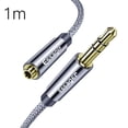 thumbnail image 1 of Essager Cable extensor de auriculares para teléfono Cable de extensión de 3,5 mm Cable de audio trenzado para auriculares, 1 metro Inevent EL5285-01, 1 of 7