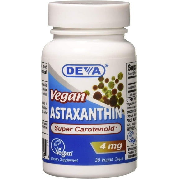 Vegan Astaxanthin Deva Vegan 30 Softgel