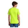 thumbnail image 2 of Port & Company Men's Comfortable Short Sleeve Tall Core Blend T-Shirt Safety Green LT, 2 of 5