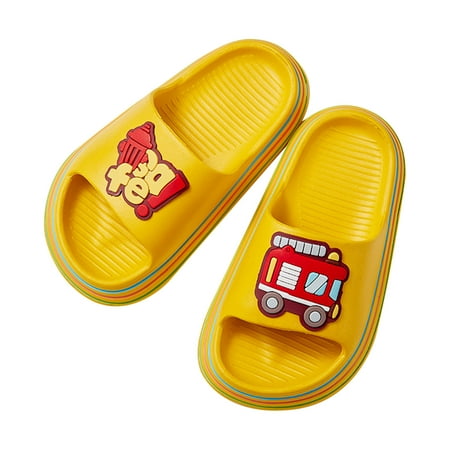 

Binmer Toddler Baby Sandals Cartoon Bear Rabbit Soft And Non-Slip Kids Home Slipper Children S Shose