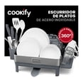 thumbnail image 1 of Escurridor de Trastes de Acero Inoxidable Cookify con Boquilla Giratoria 360º, 1 of 6