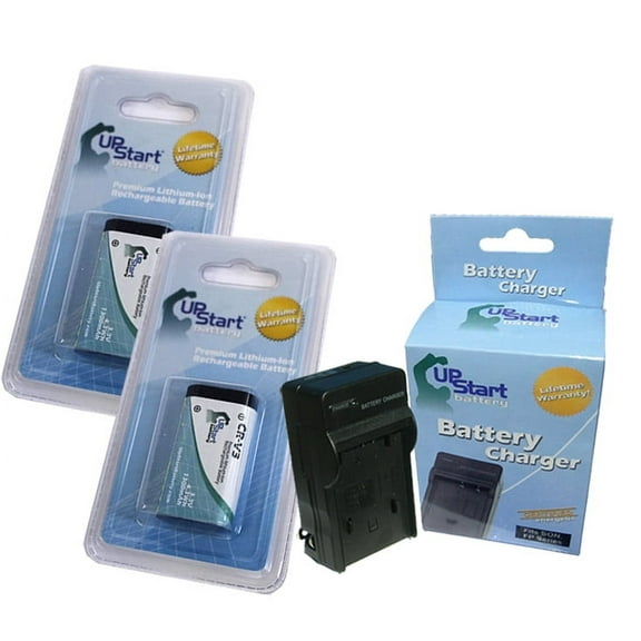 2x Pack - Pentax LB-01 Battery   Charger - Replacement for Pentax CR-V3 Digital Camera Battery and Charger (1300mAh, 3.3V, Lithium-Ion)